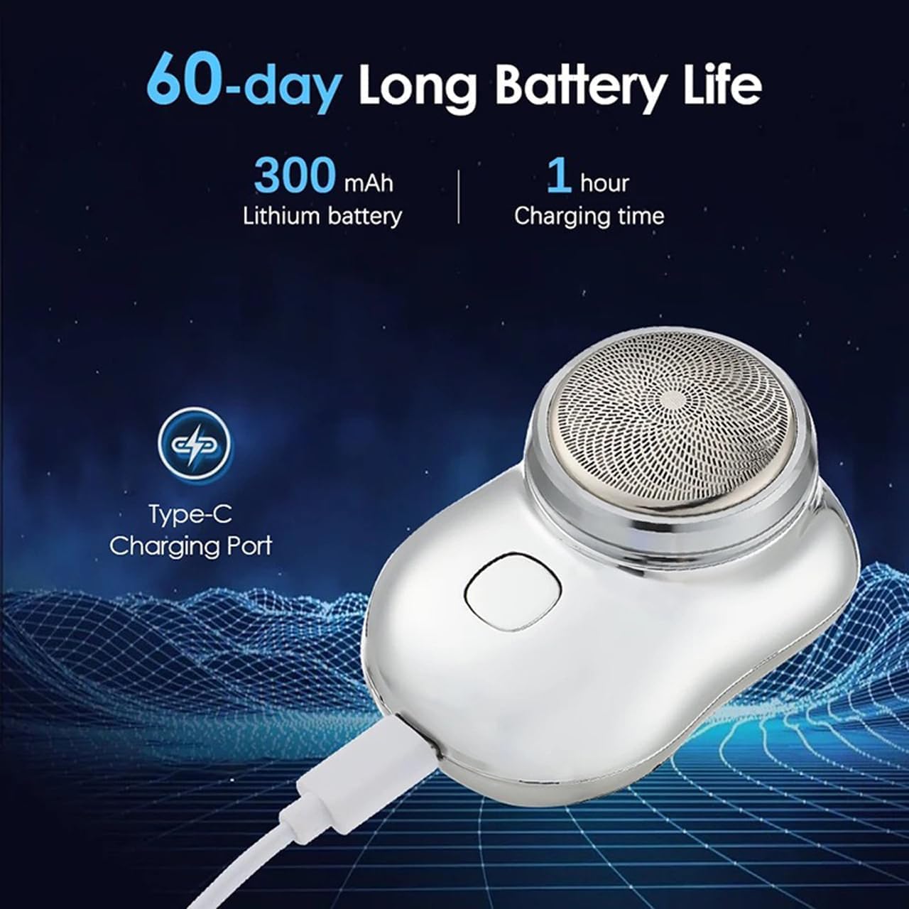 Ultra‑Compact Rechargeable Electric Shaver