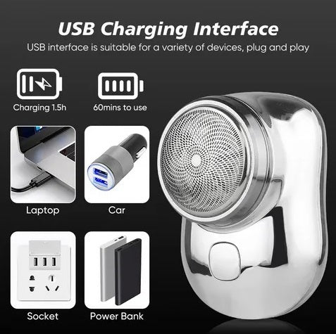 Ultra‑Compact Rechargeable Electric Shaver