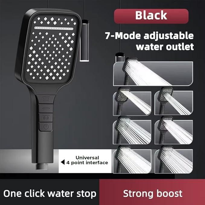 🚿 Spa-Like Premium 7 Spray Modes Handheld Shower| High Pressure + Water-Saving 💧