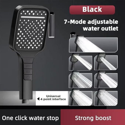 🚿 Spa-Like Premium 7 Spray Modes Handheld Shower| High Pressure + Water-Saving 💧