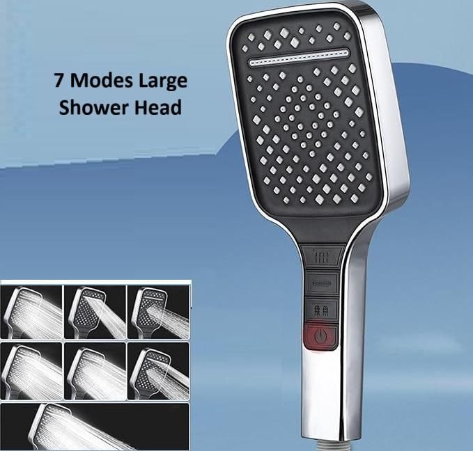 🚿 Spa-Like Premium 7 Spray Modes Handheld Shower| High Pressure + Water-Saving 💧