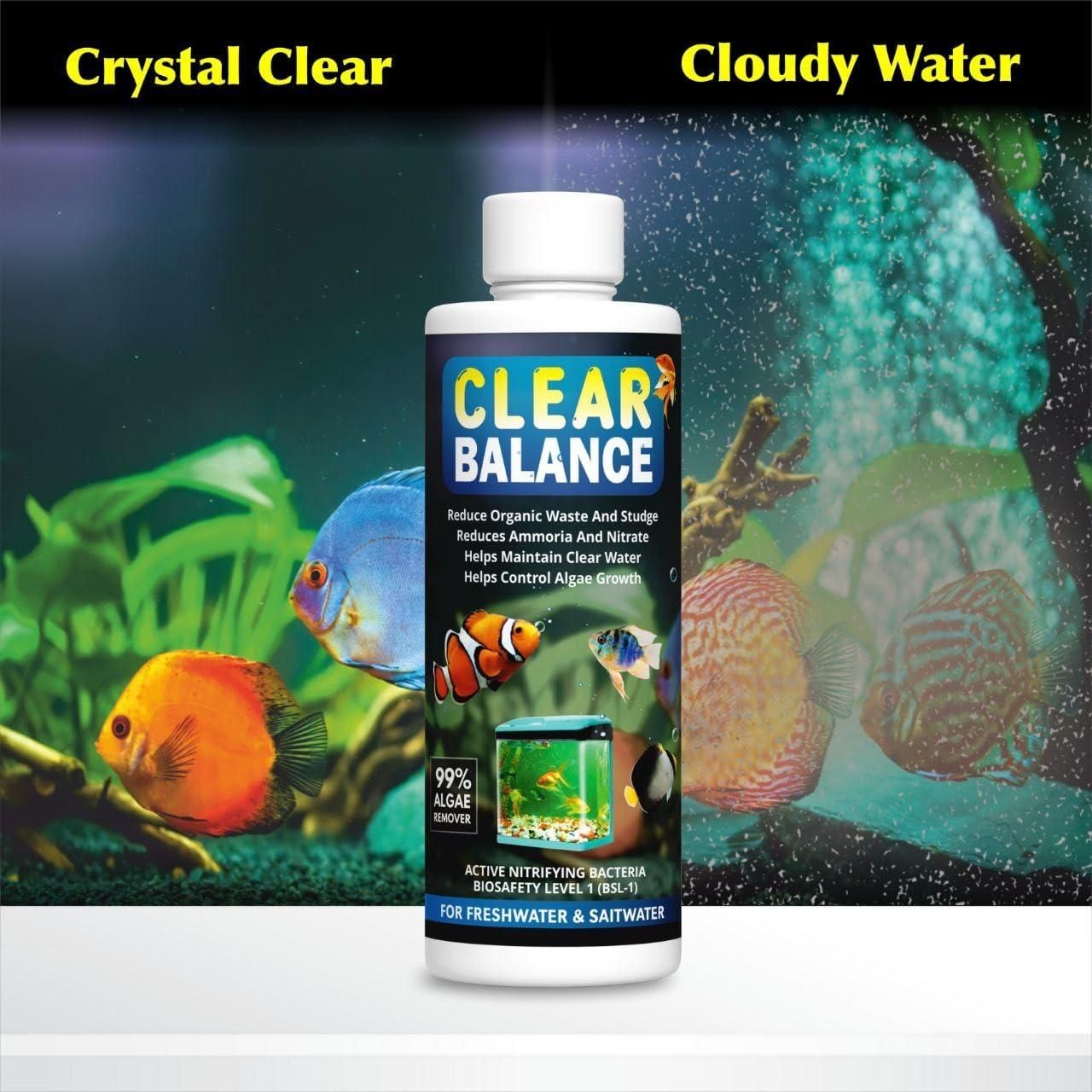 Fish Tank Water Clarifier & Algae Remover - Buy 1, Get 2 Free (120ml each)