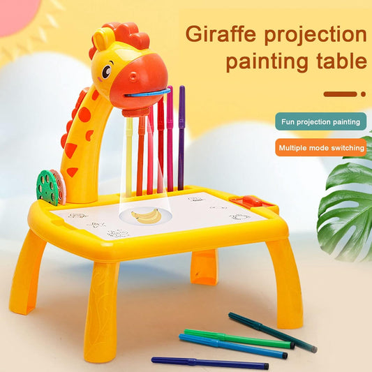 Projector Drawing Fun Desk🎨, Gift of Creativity 🎁 for Kids 🧒