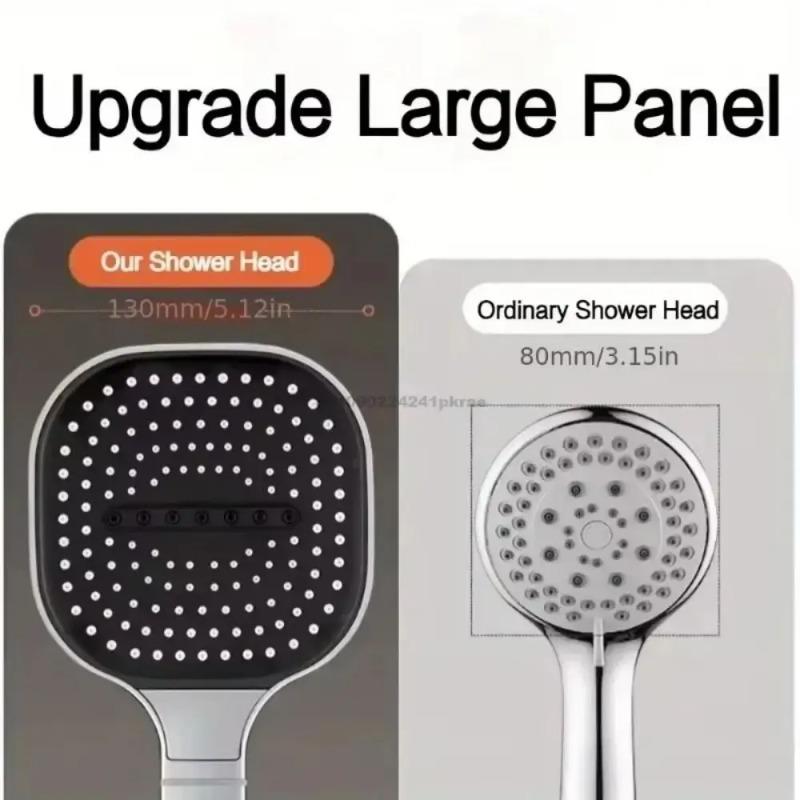 🚿 Spa-Like Premium 7 Spray Modes Handheld Shower| High Pressure + Water-Saving 💧