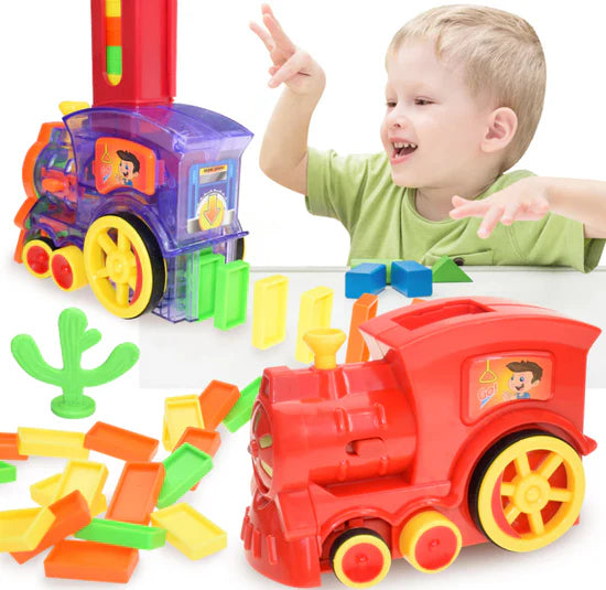 Domino Dash Train: Kids Educational Toy with Light & Sound