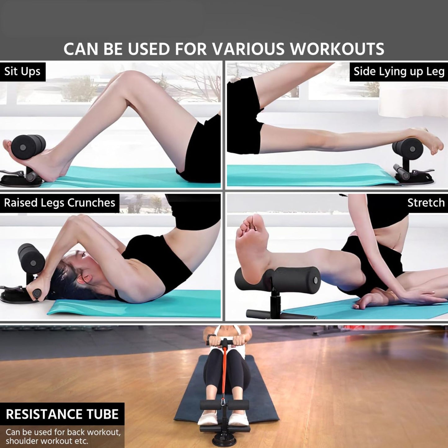 🏋️ Multifunctional Home Gym Sit-Up & Fitness Bar 💪