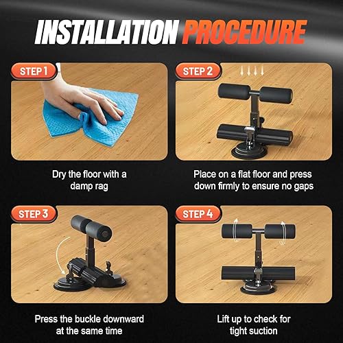 🏋️ Multifunctional Home Gym Sit-Up & Fitness Bar 💪