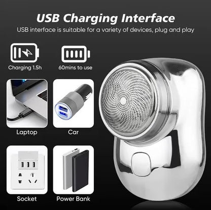 Ultra‑Compact Rechargeable Electric Shaver