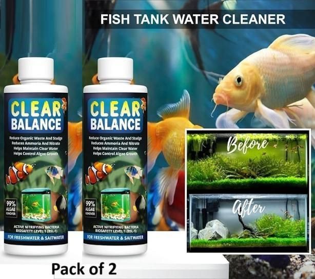 Fish Tank Water Clarifier & Algae Remover - Buy 1, Get 2 Free (120ml each)
