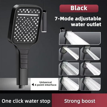🚿 Spa-Like Premium 7 Spray Modes Handheld Shower| High Pressure + Water-Saving 💧