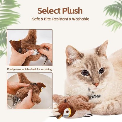 Cute Flapping Bird Parrot toy for Pet-Cat Toy