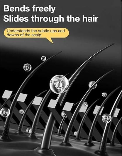 Instant Hair Color Stick & Comb (BLACK) – Covers Gray Hair in Seconds (20g)