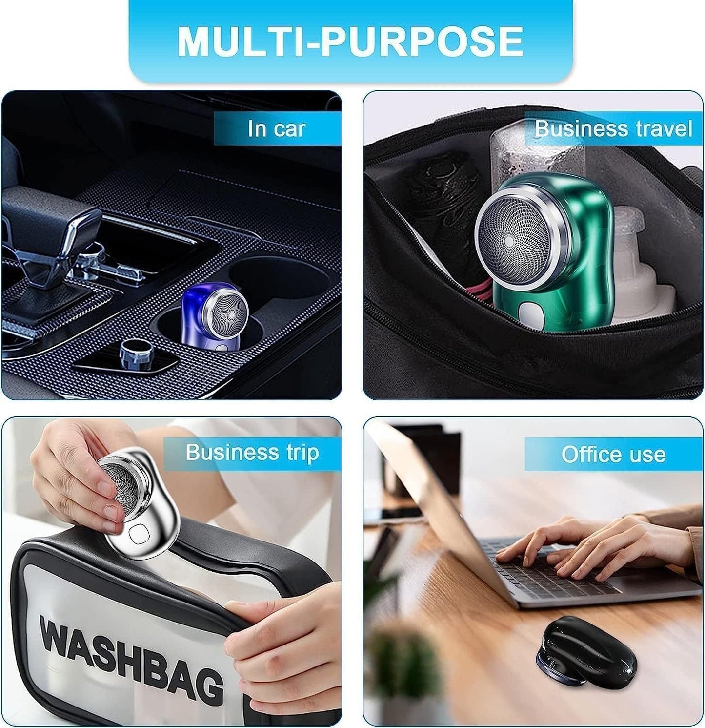 Ultra‑Compact Rechargeable Electric Shaver