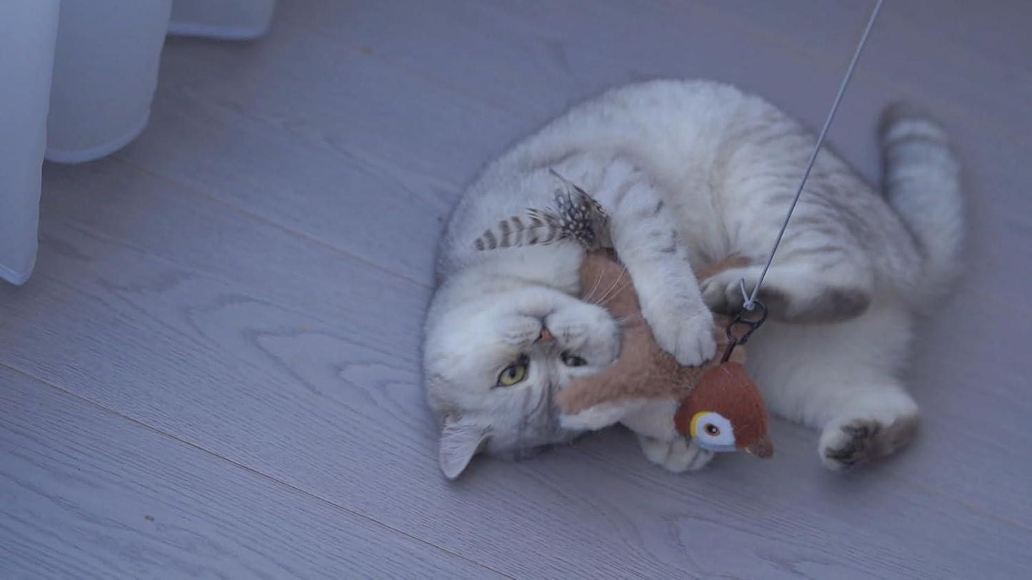 Cute Flapping Bird Parrot toy for Pet-Cat Toy