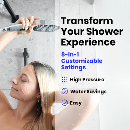 🚿 Spa-Like Premium 7 Spray Modes Handheld Shower| High Pressure + Water-Saving 💧