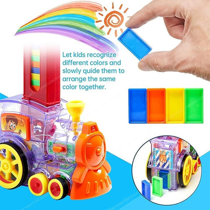 Domino Dash Train: Kids Educational Toy with Light & Sound