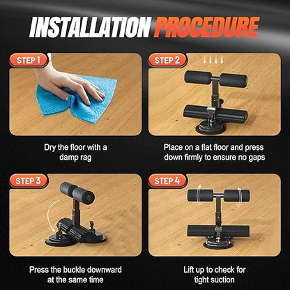 🏋️ Multifunctional Home Gym Sit-Up & Fitness Bar 💪